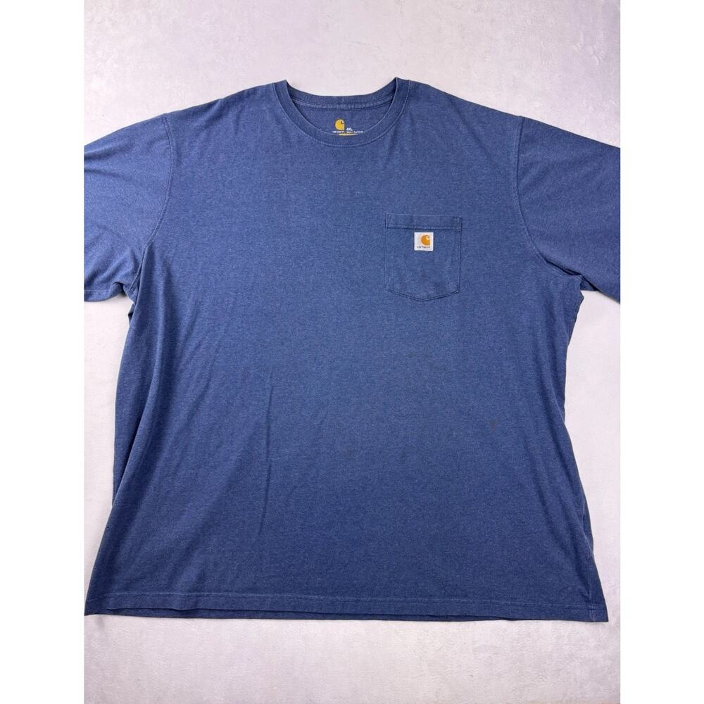 Carhartt Blue Heathered Short Sleeve Pocket T-Shirt – Men’s Size 4X